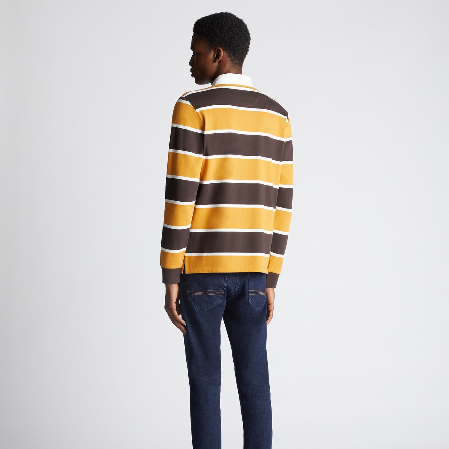 Remus Uomo 58798 48 Brown/Gold Rugby Shirt