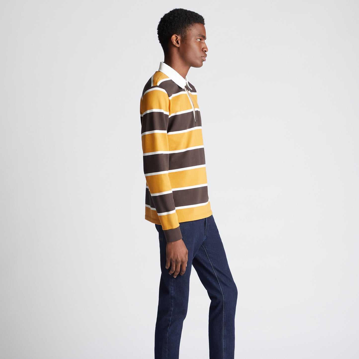 Remus Uomo 58798 48 Brown/Gold Rugby Shirt