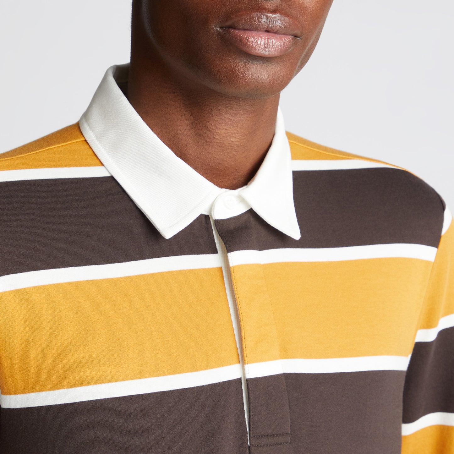 Remus Uomo 58798 48 Brown/Gold Rugby Shirt