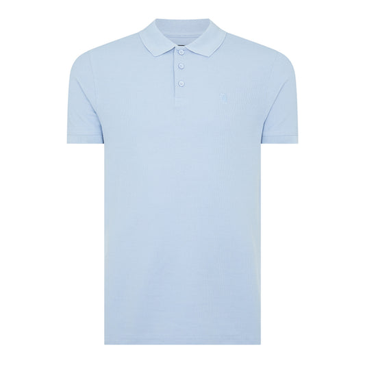 Remus Uomo 58803 22 Light Blue Short Sleeve Polo Shirt