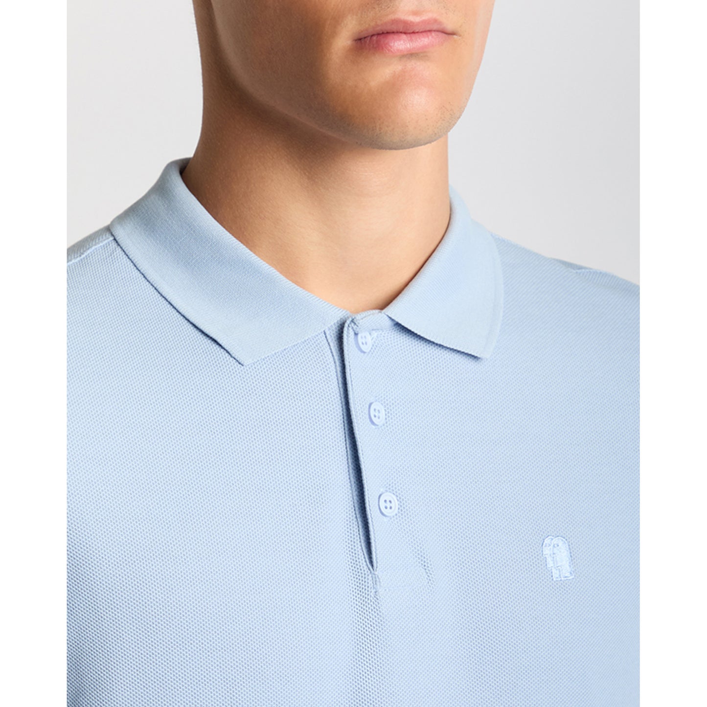 Remus Uomo 58803 22 Light Blue Short Sleeve Polo Shirt