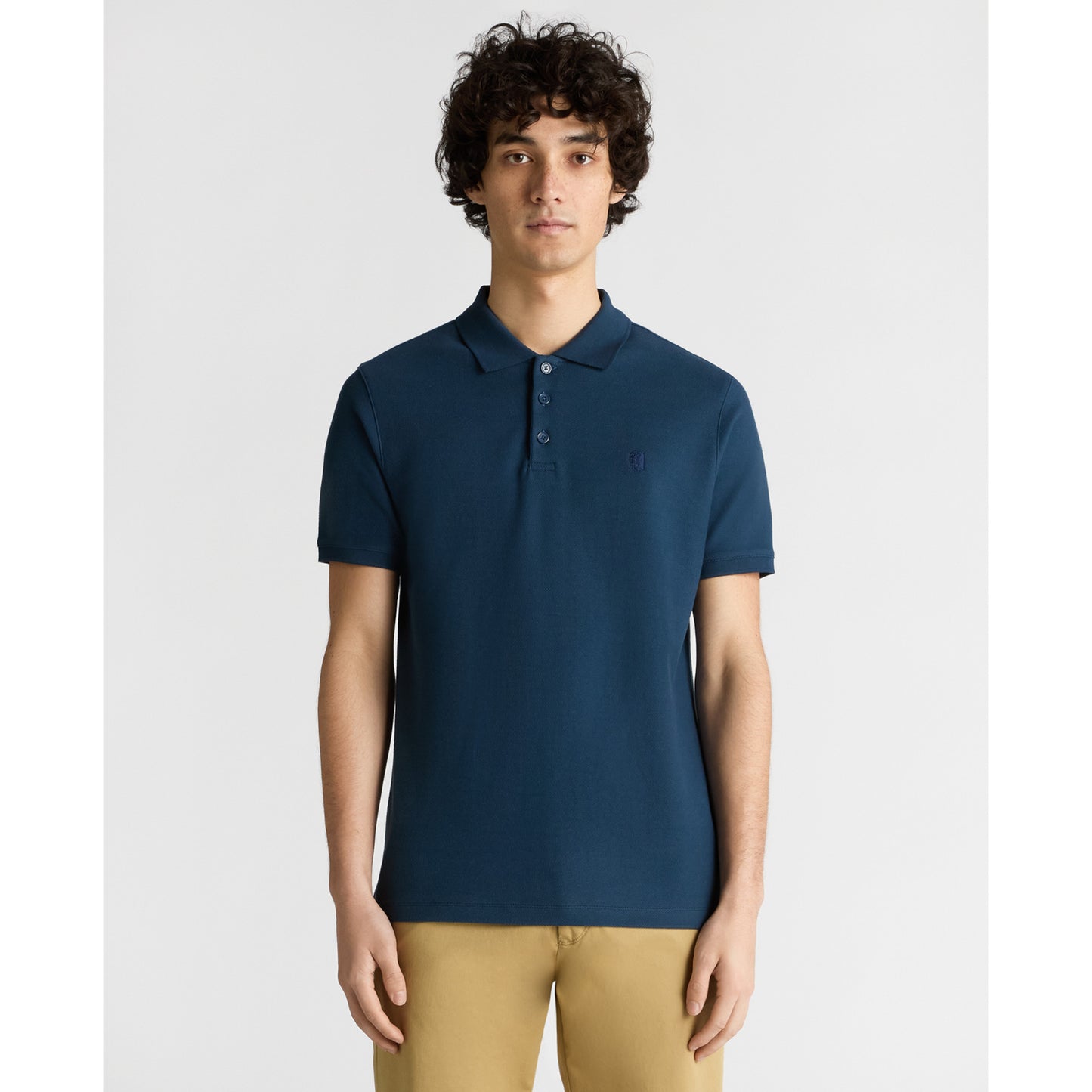 Remus Uomo 58803 28 Dark Blue Short Sleeve Polo Shirt