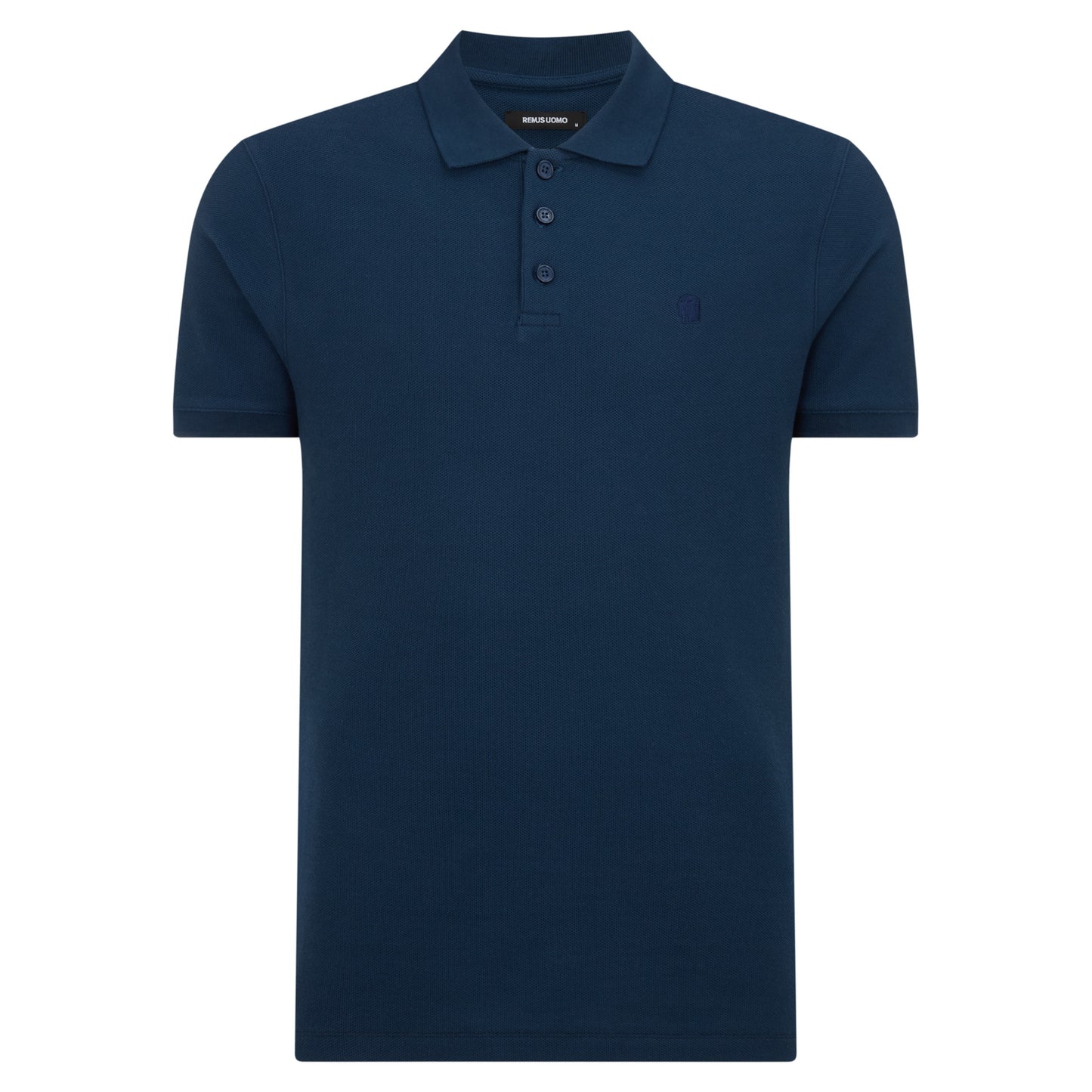 Remus Uomo 58803 28 Dark Blue Short Sleeve Polo Shirt