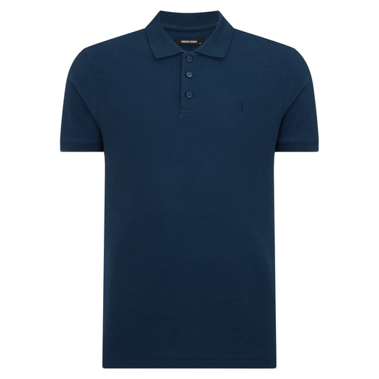 Remus Uomo 58803 28 Dark Blue Short Sleeve Polo Shirt