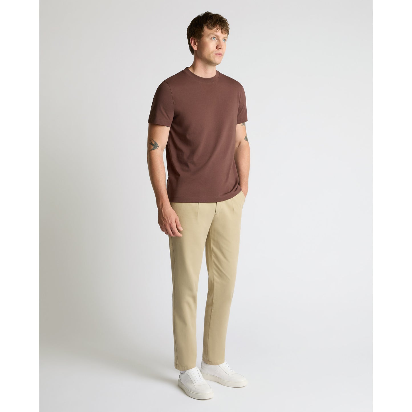Remus Uomo 58810 48 Brown T-Shirt
