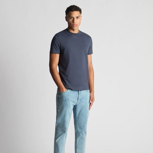 Remus Uomo 58810 78 Navy Plain T-Shirt