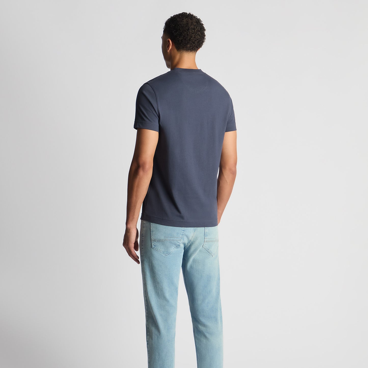 Remus Uomo 58810 78 Navy Plain T-Shirt