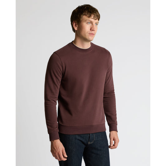 Remus Uomo 58811 48 Brown Crew Neck Sweater