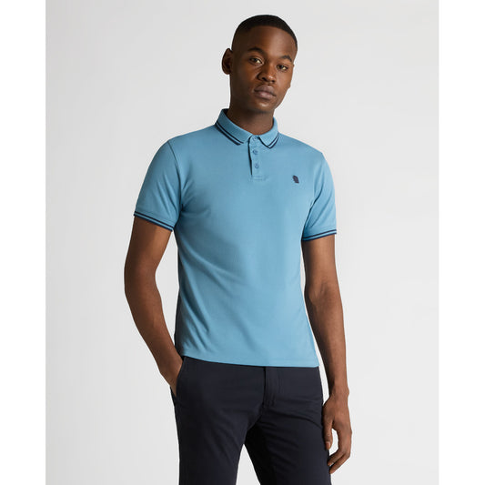 Remus Uomo 58830 23 Blue Short Sleeve Polo Shirt