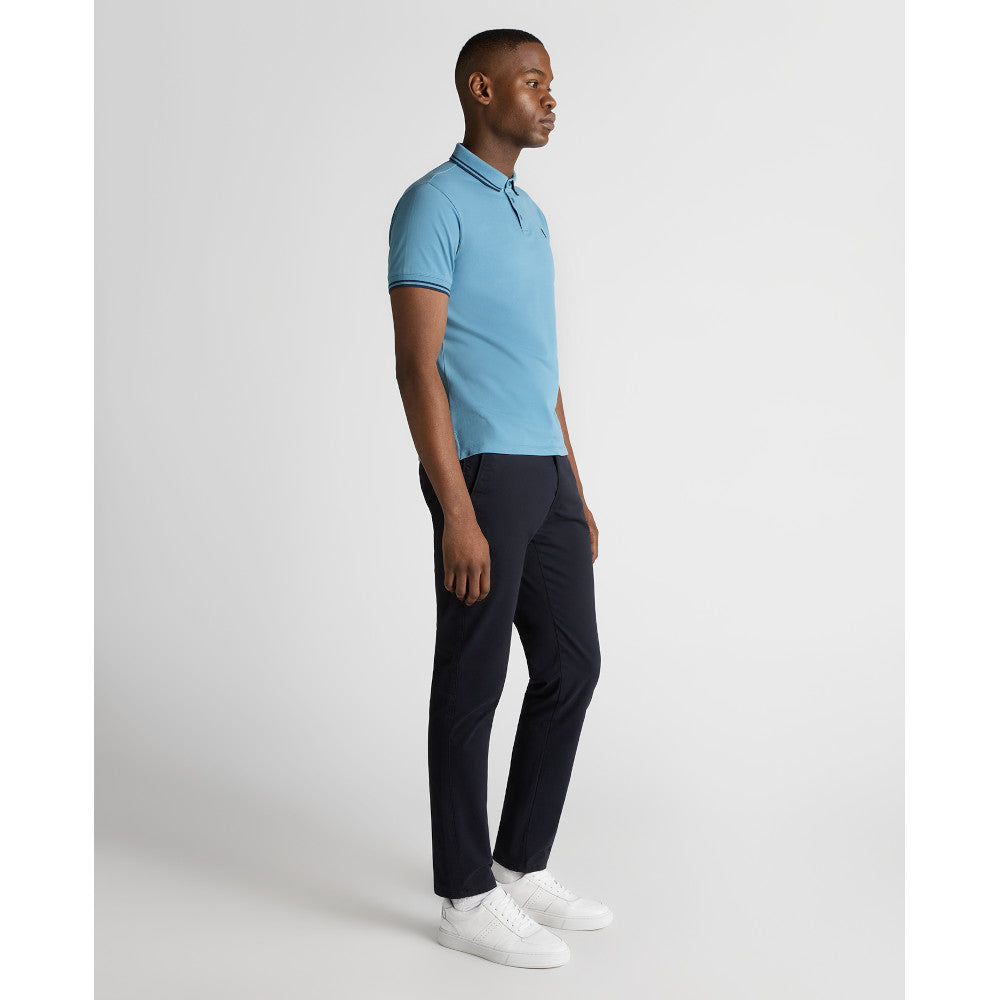 Remus Uomo 58830 23 Blue Short Sleeve Polo Shirt