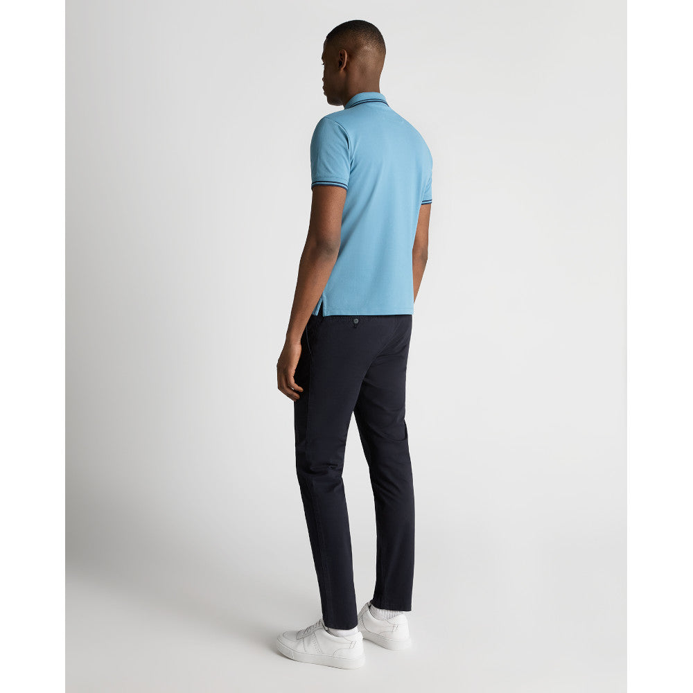 Remus Uomo 58830 23 Blue Short Sleeve Polo Shirt