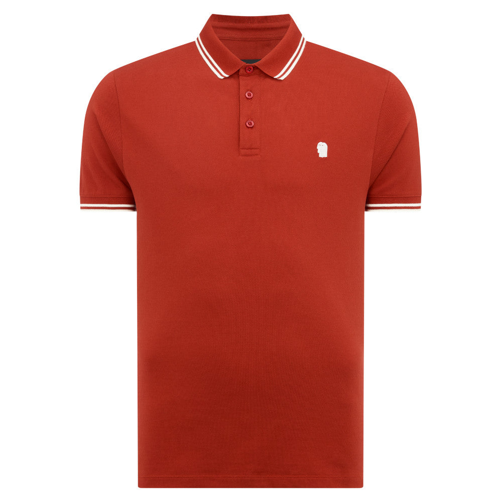 Remus Uomo 58830 59 Rust Short Sleeve Polo Shirt