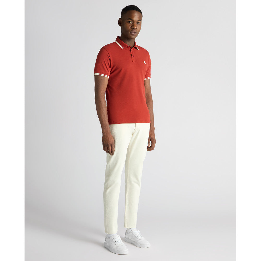 Remus Uomo 58830 59 Rust Short Sleeve Polo Shirt