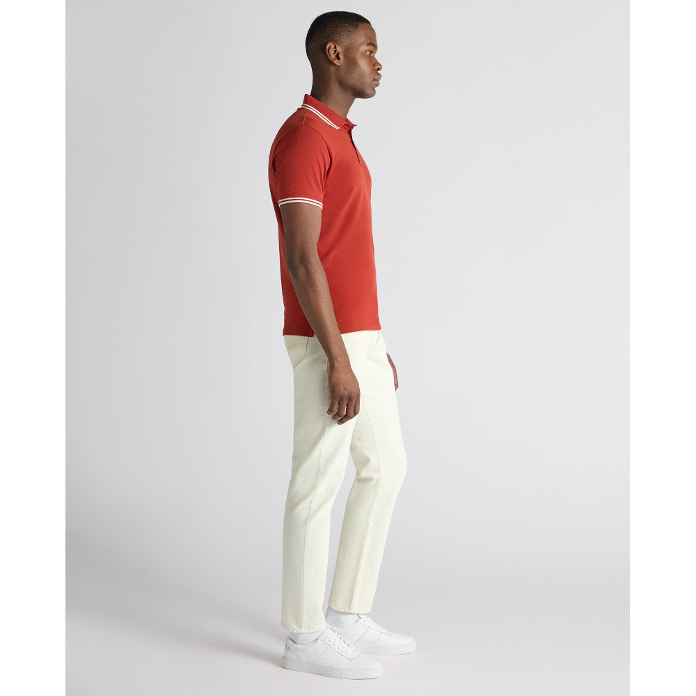 Remus Uomo 58830 59 Rust Short Sleeve Polo Shirt