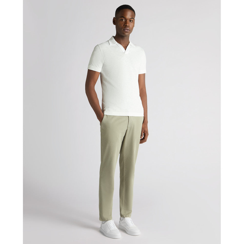 Remus Uomo 58832 01 White V-Neck Shirt