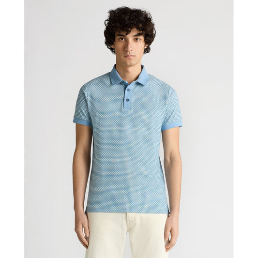 Remus Uomo 58835 23 Blue Short Sleeve Polo Shirt
