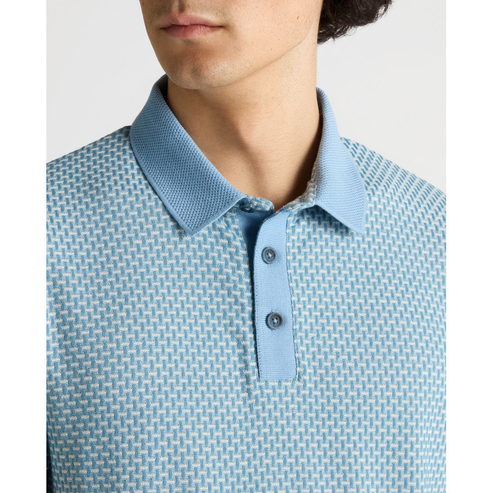 Remus Uomo 58835 23 Blue Short Sleeve Polo Shirt