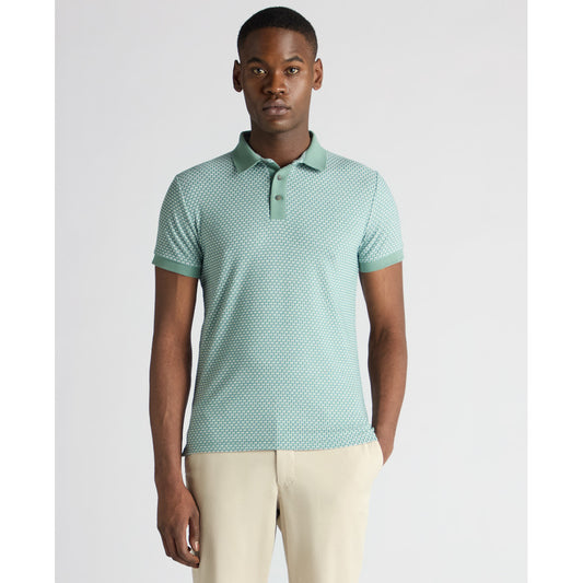 Remus Uomo 58835 33 Green Short Sleeve Polo Shirt