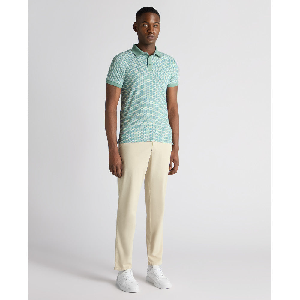 Remus Uomo 58835 33 Green Short Sleeve Polo Shirt