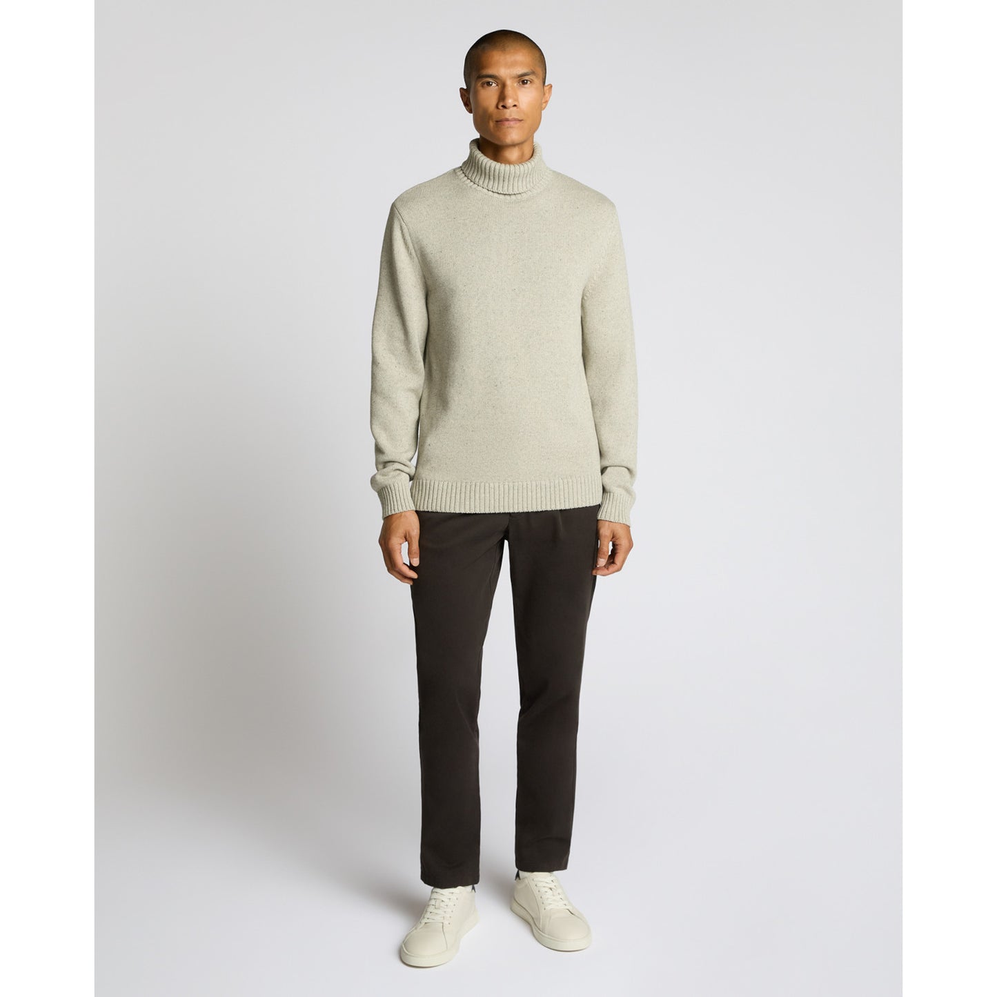 Remus Uomo 58853 02 Grey Roll Neck Sweater
