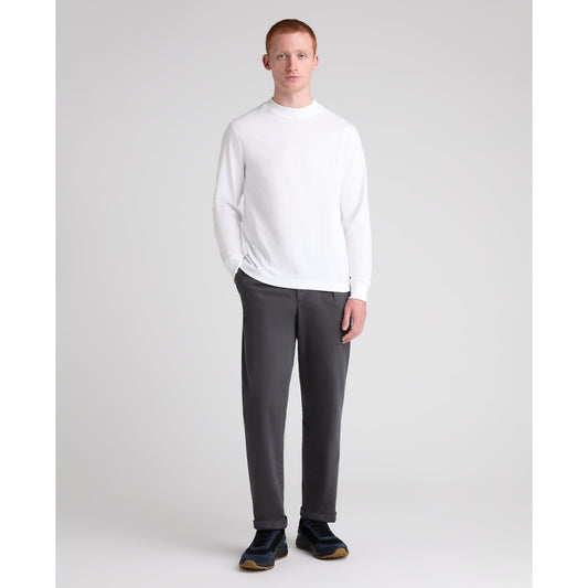 Remus Uomo 58910 01 White Long Sleeve Crew