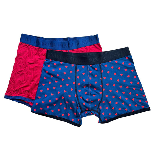 Swole Panda Red / Heart Boxers Twin Pack