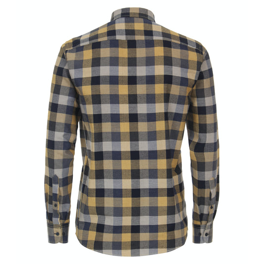 Casa Moda 434111200 500 Yellow Casual Shirt