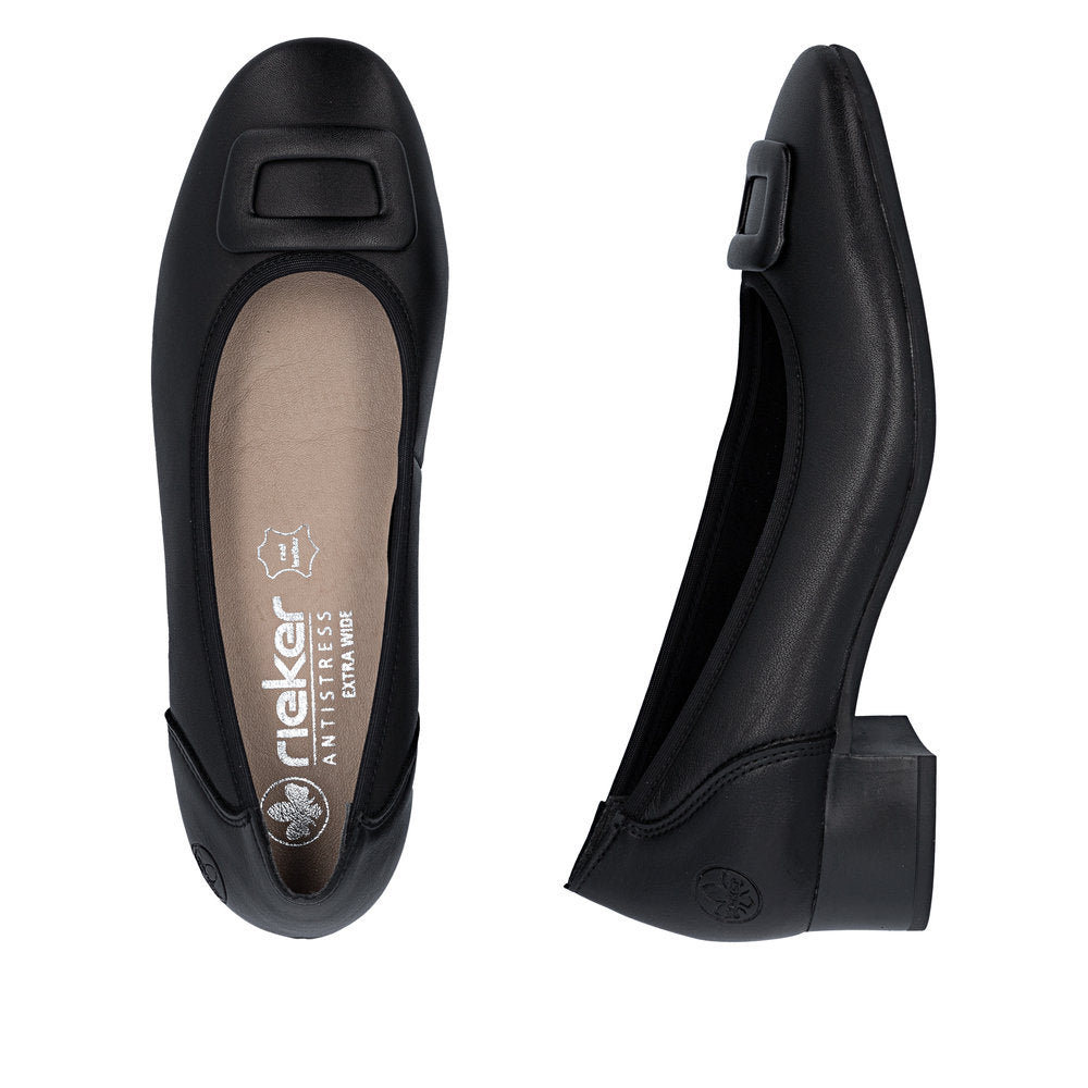 Rieker 43453-00 Black Dress Shoes
