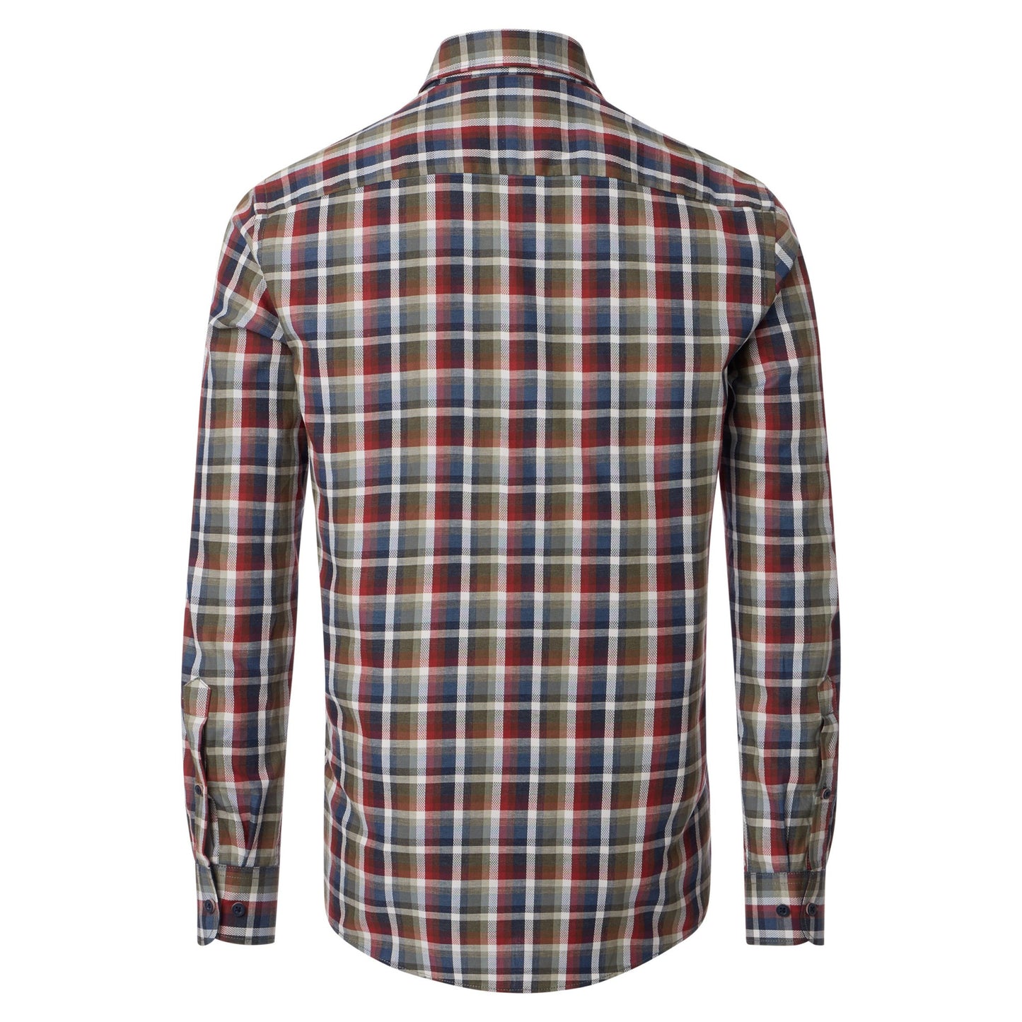 Casa Moda 444304100 450 Tangerine Casual Fit Shirt