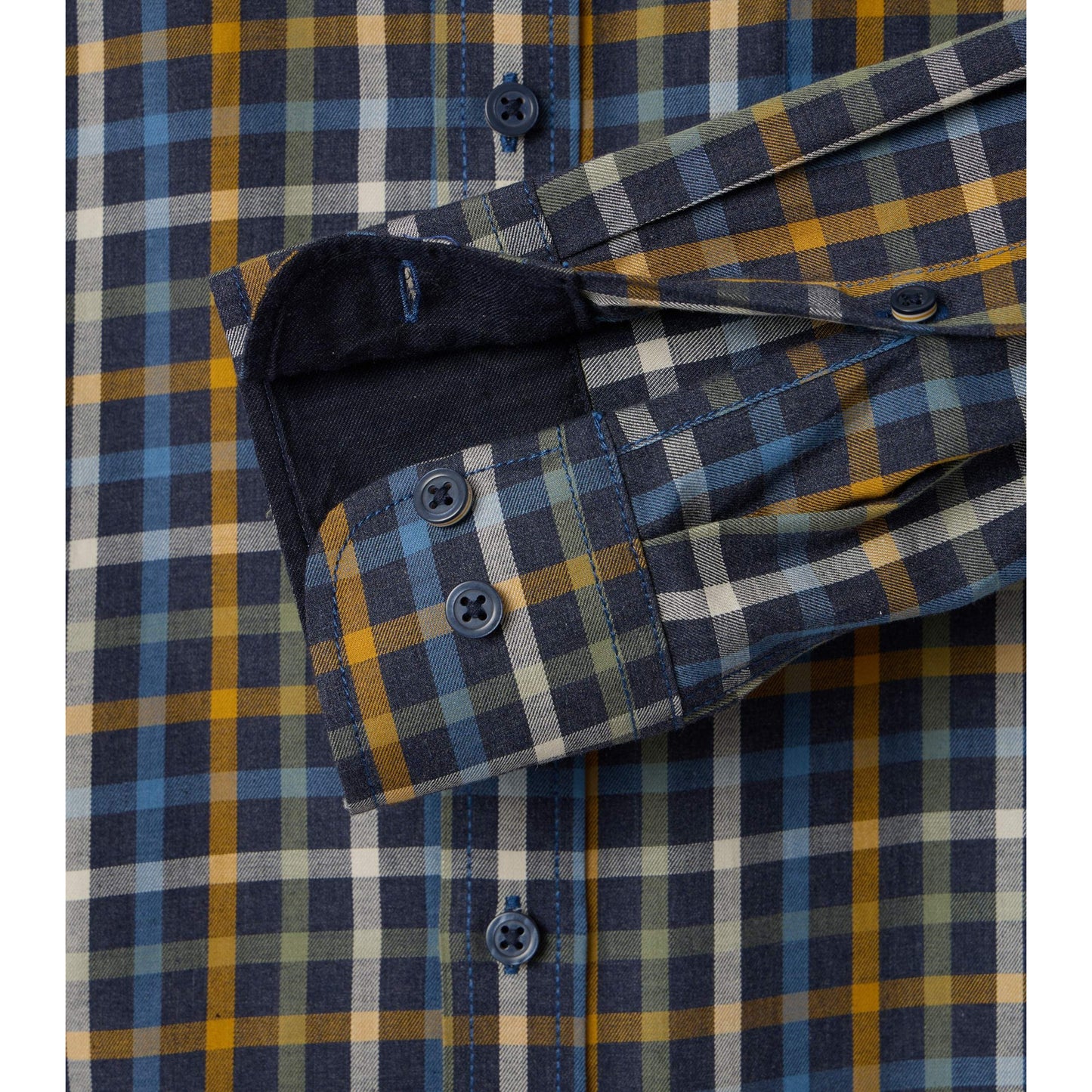 Casa Moda 444304100 100 Blue Long Sleeve Casual Shirt