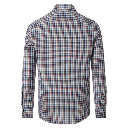 Casa Moda 444306300 100 Blue Casual Fit Shirt