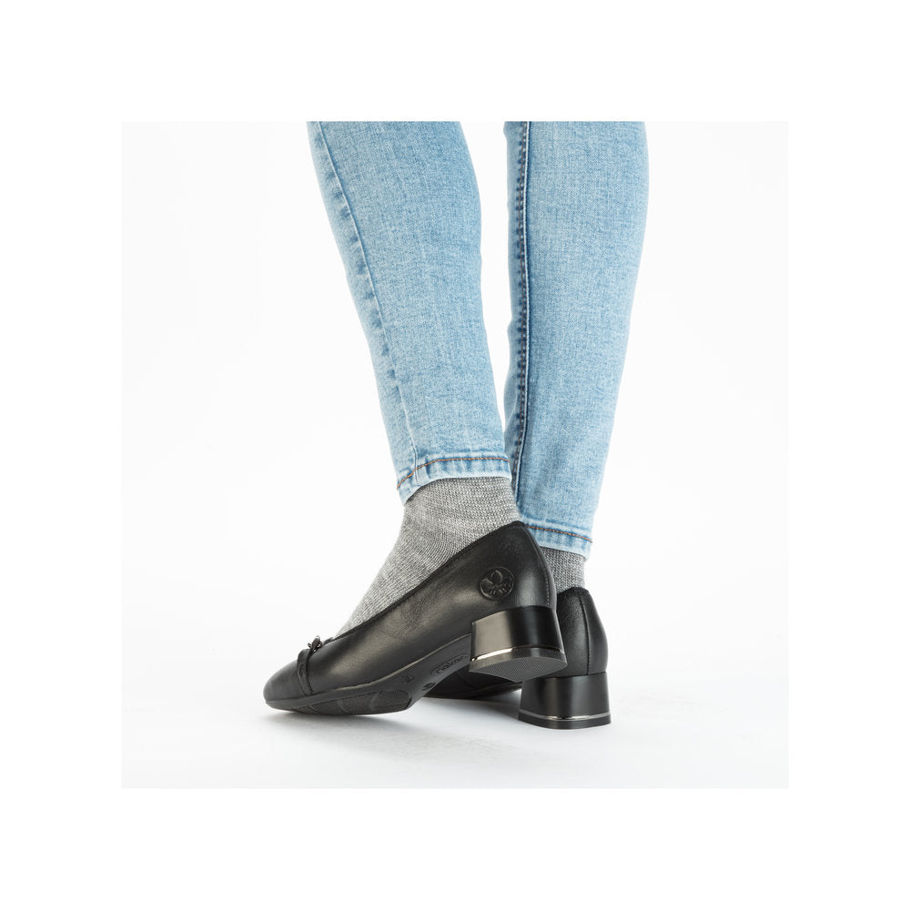 Rieker 45069-00 Violet Black Casual Shoes