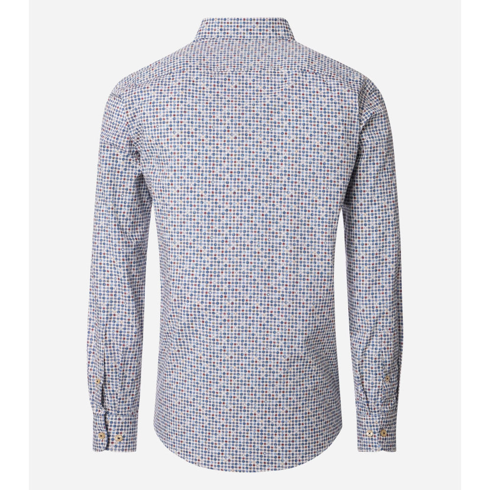 Casa Moda 454485200 100 Blue Casual Shirt
