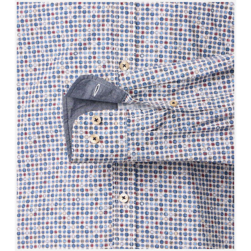 Casa Moda 454485200 100 Blue Casual Shirt