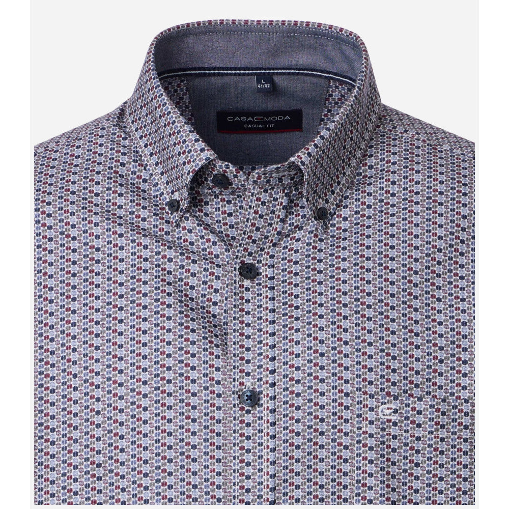 Casa Moda 454487800 400 Garnet Casual Shirt