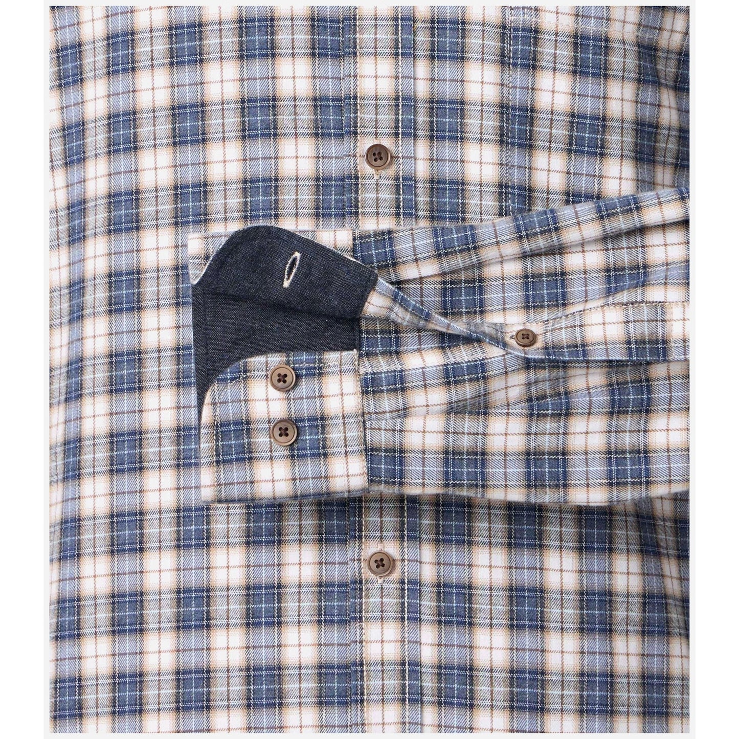 Casa Moda 454488300 100 Blue Casual Shirt