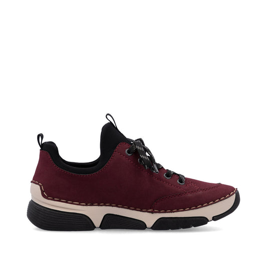 Rieker 45973-36 Burgundy Wine Casual Shoes