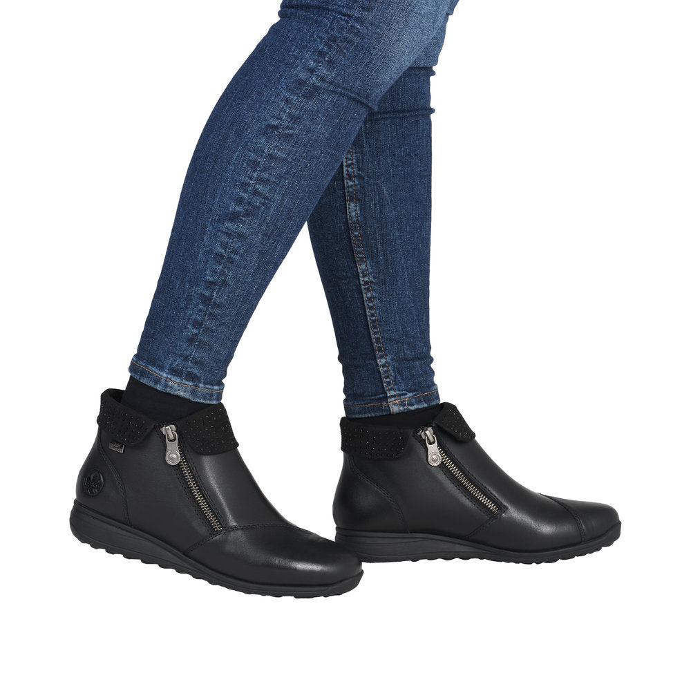 Rieker 47252-00 Black Boots