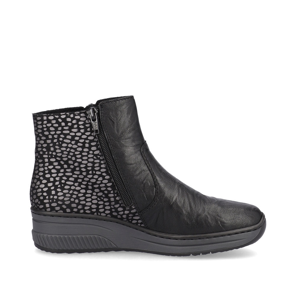Rieker 48759-00 Doris Black Boots