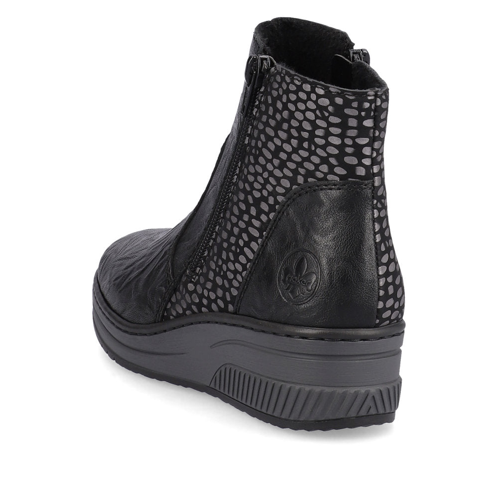 Rieker 48759-00 Doris Black Boots