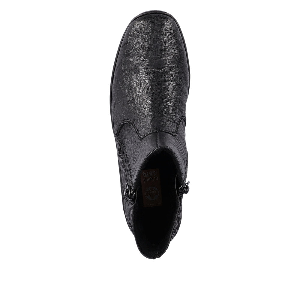 Rieker 48759-00 Doris Black Boots