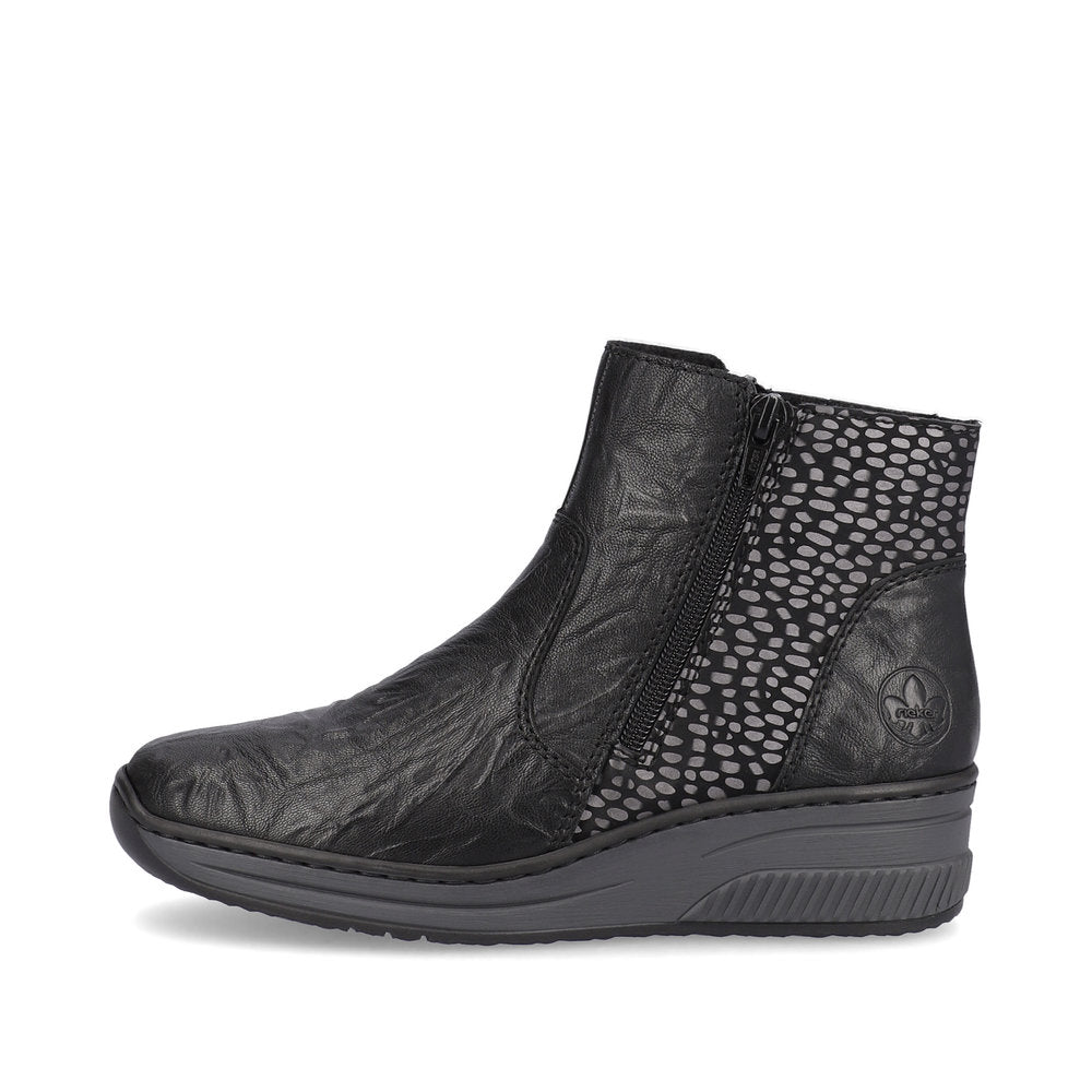 Rieker 48759-00 Doris Black Boots