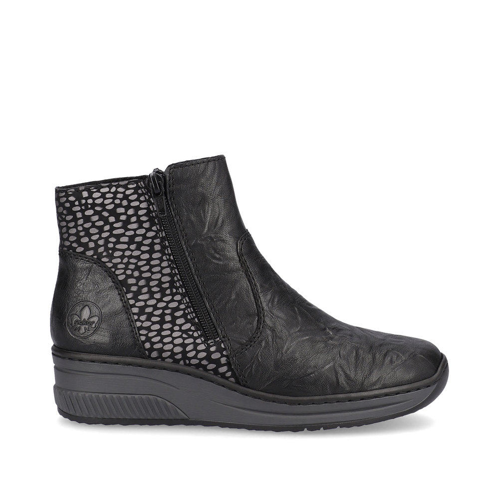 Rieker 48759-00 Doris Black Boots