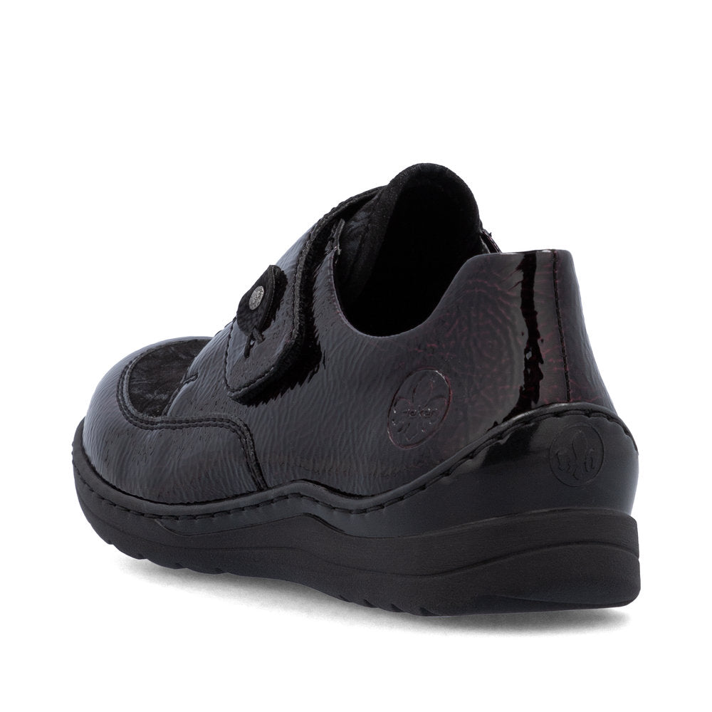 Rieker 48951-35 Wine Black Casual Shoes
