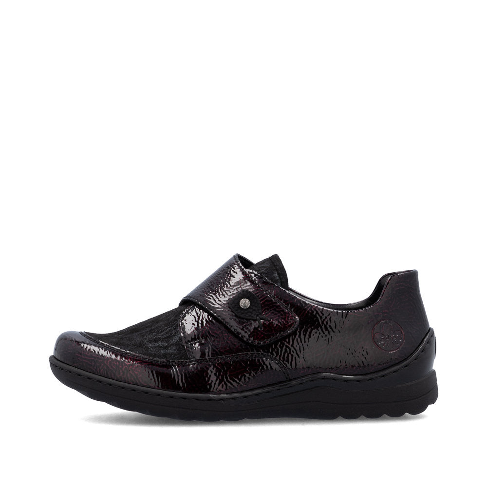 Rieker 48951-35 Wine Black Casual Shoes