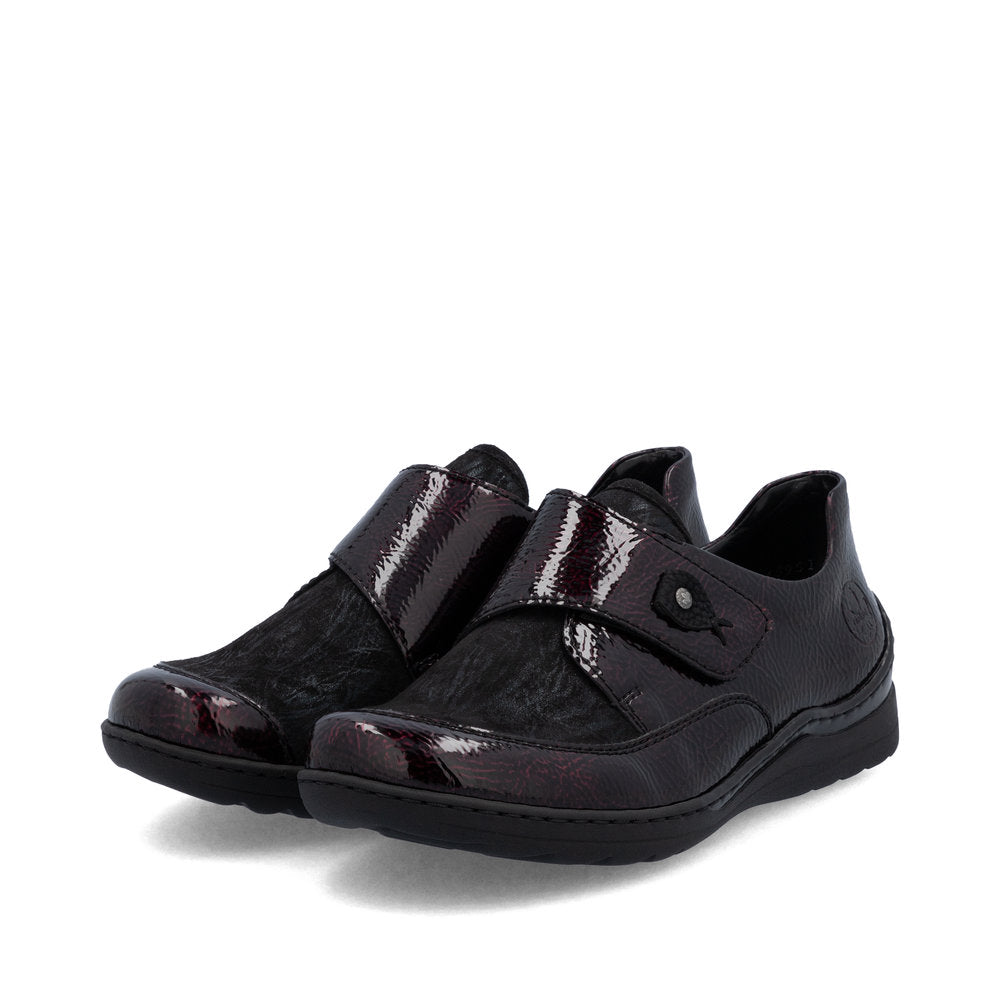 Rieker 48951-35 Wine Black Casual Shoes