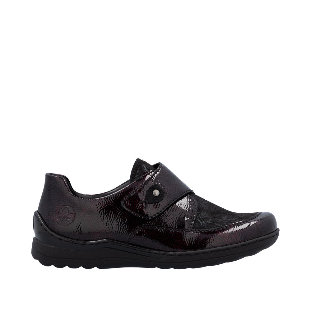 Rieker 48951-35 Wine Black Casual Shoes