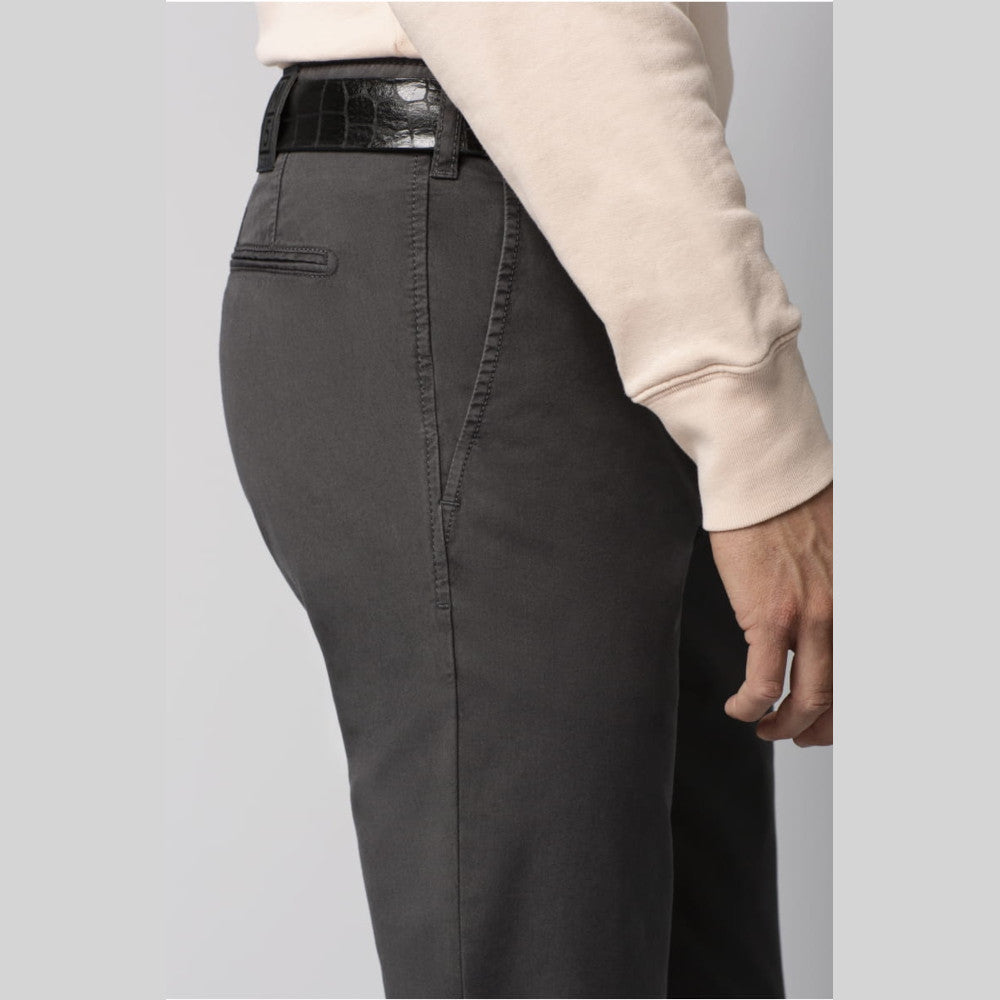 M5 By Meyer 6001 08 Charcoal Casual Cotton Chinos