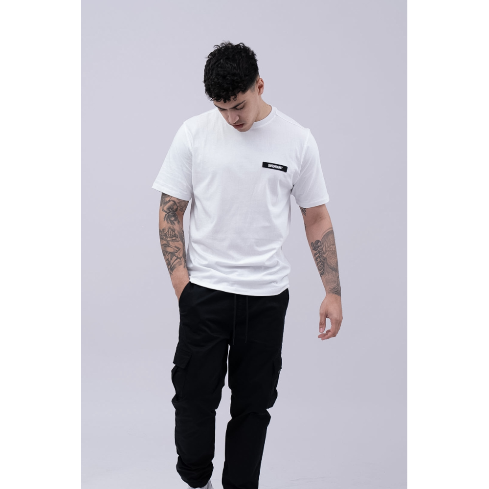 Supremebeing Carlo- T6203 Optic White T Shirt