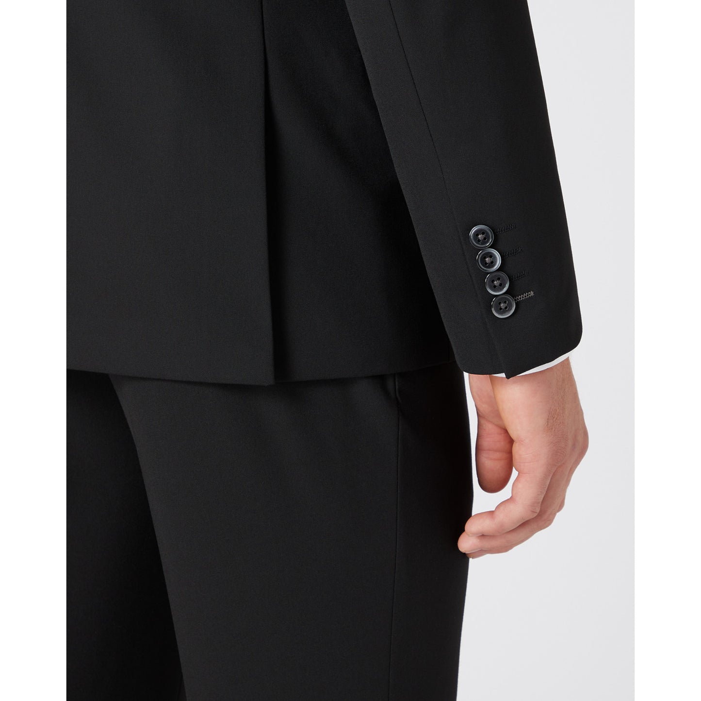 Remus Uomo 11770 00 Black Tapered Suit Jacket